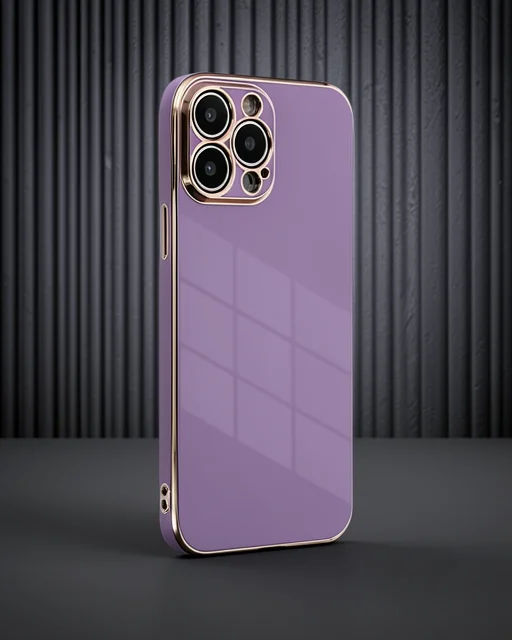 Apple İphone 13 Pro Kılıf Volet Silikon - Mor