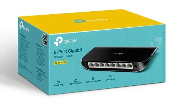 TL-SG1008D 8 Port Gıgabıt Plastik Kasa Swıtch