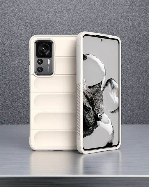 Xiaomi Mi 12t Pro Kılıf Optimum Silikon - Krem
