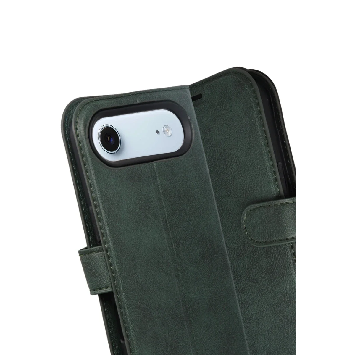 Apple iPhone 17 Air Trend S Plus Kapaklı Kılıf - Yeşil görsel 3