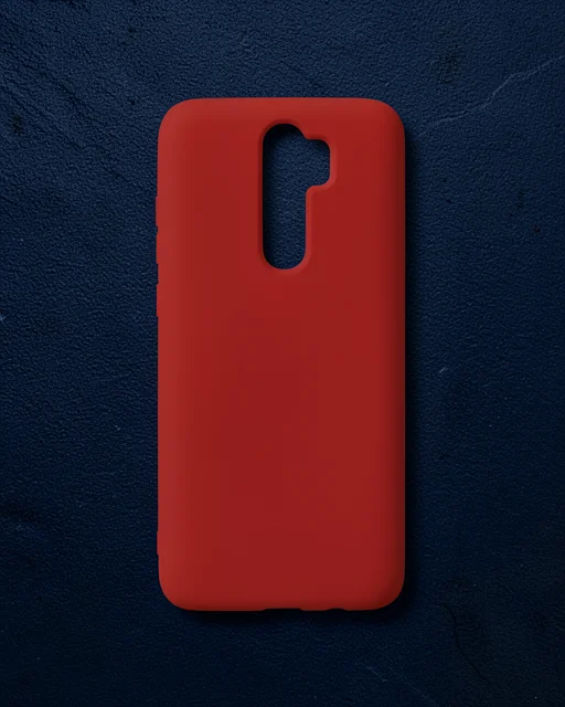 Xiaomi Redmi Note 8 Pro Kılıf Nano İçi Kadife Silikon - Kırmızı