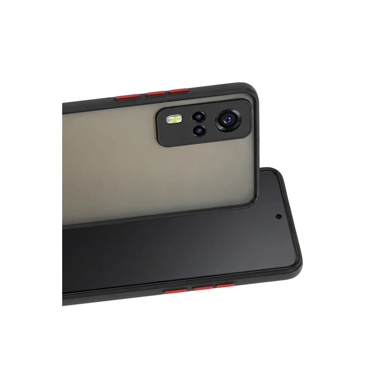 Vivo Y53s Kılıf Montreal Silikon Kapak - Siyah görsel 2