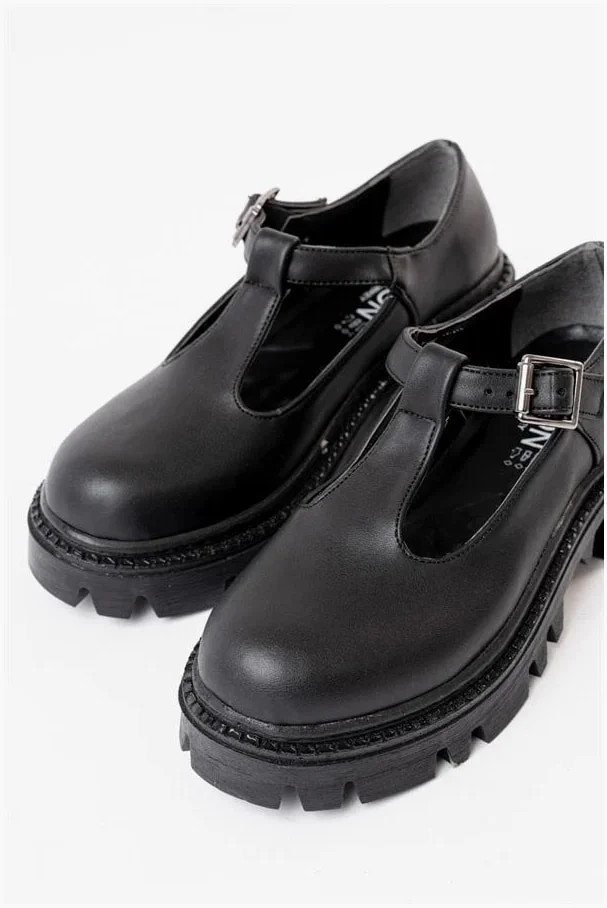 Kadın Loafer Ayakkabı Ayakkabı Bağcıksız Tabanlı Yumuşak Yüksek Casual görsel 3