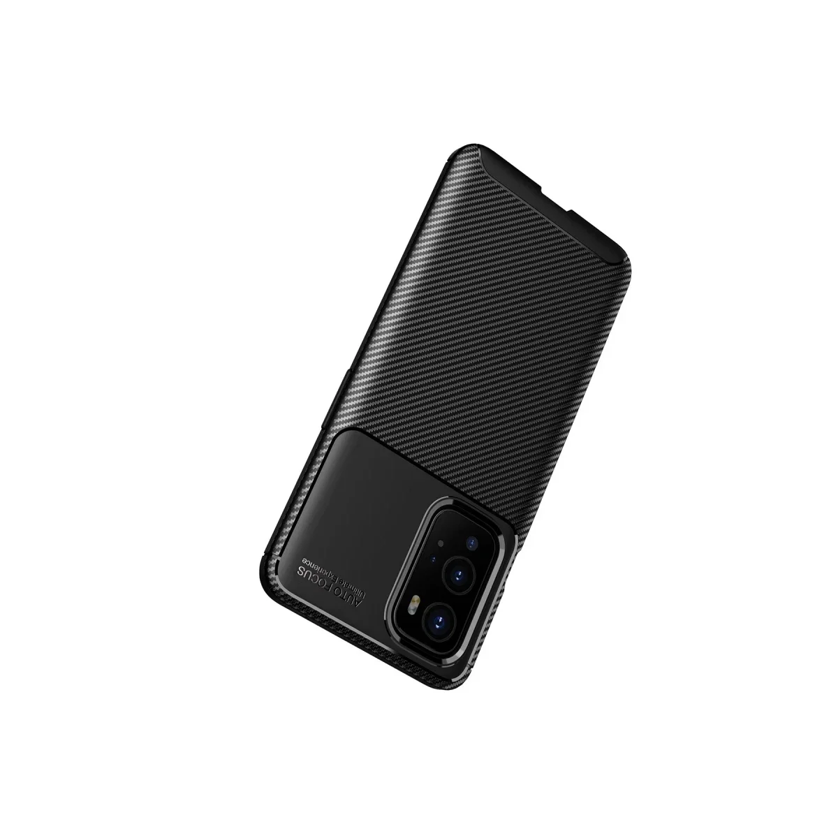 One Plus 9 Pro Kılıf Auto Focus Karbon Kapak - Siyah görsel 5
