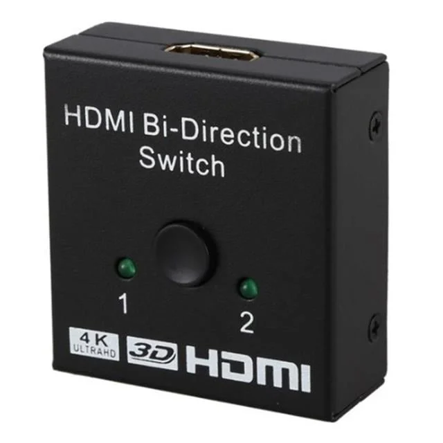 PM-19903 Çift Yönlü 2 Port HD Splitter Çoklayıcı Birleştirici Switch görsel 5
