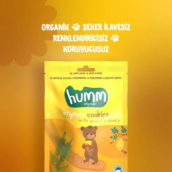 Organik Ballı ve Kinoalı Kurabiye 55 Gr görsel 2