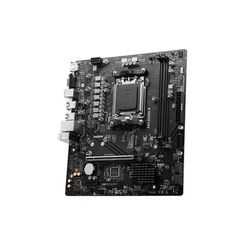 Pro B650M-B DDR5 6800MHZ 1XVGA 1XHDMI 1XM.2 Usb 3.2 Matx AM5 ( AM5 9000/8000/7000 Serileri İle Uyumlu) görsel 3