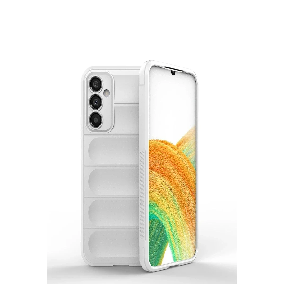 Samsung Galaxy M34 5G Kılıf Optimum Silikon - Krem