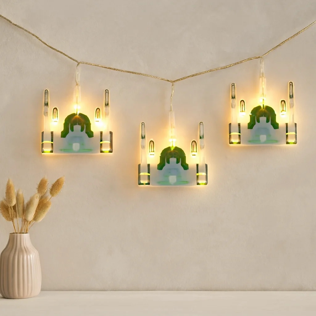 Ramazan Perde LED Işık 3m (Fişli, Eklemeli) Cai Yıldız