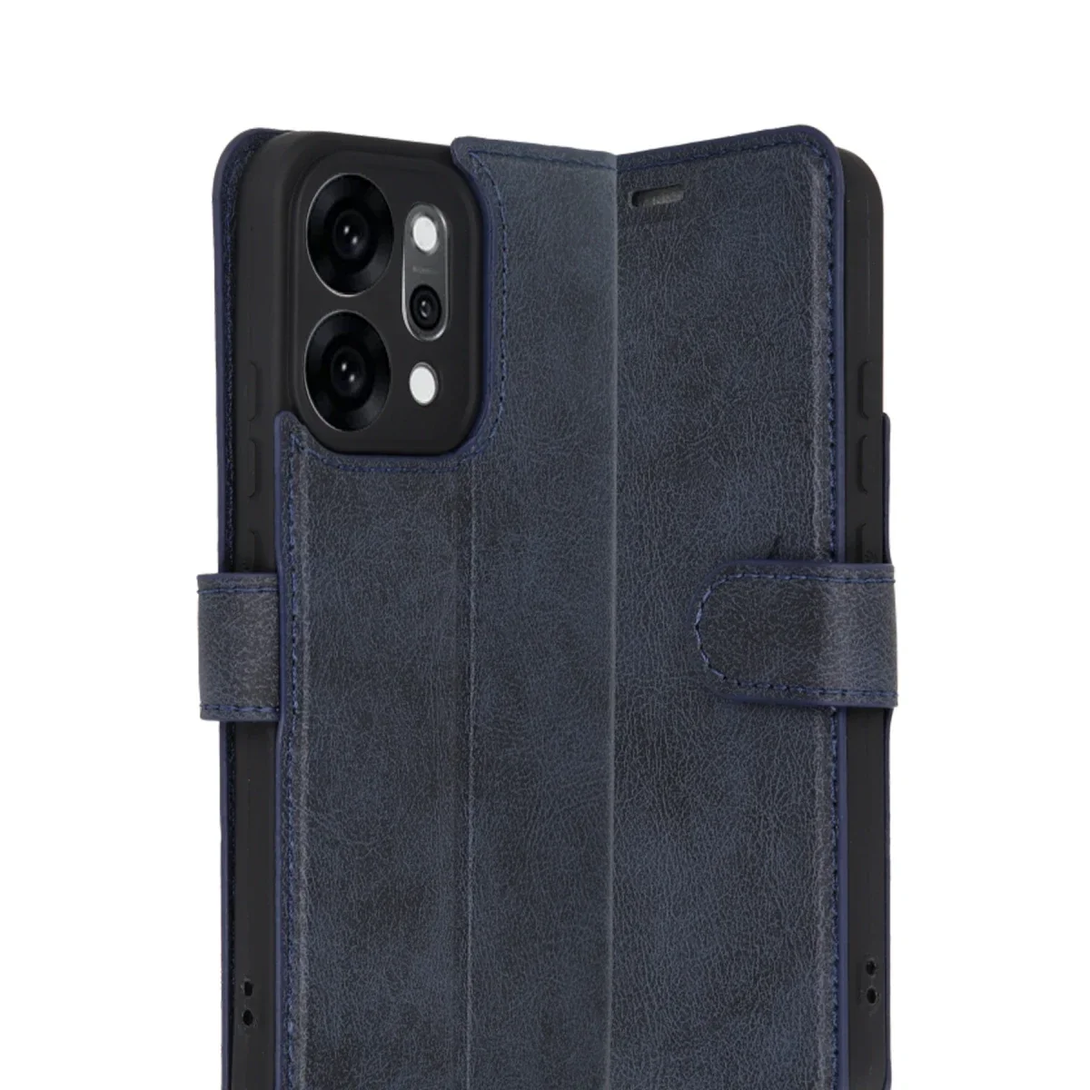 Oppo Reno 14 Trend S Plus Kapaklı Kılıf - Lacivert görsel 2