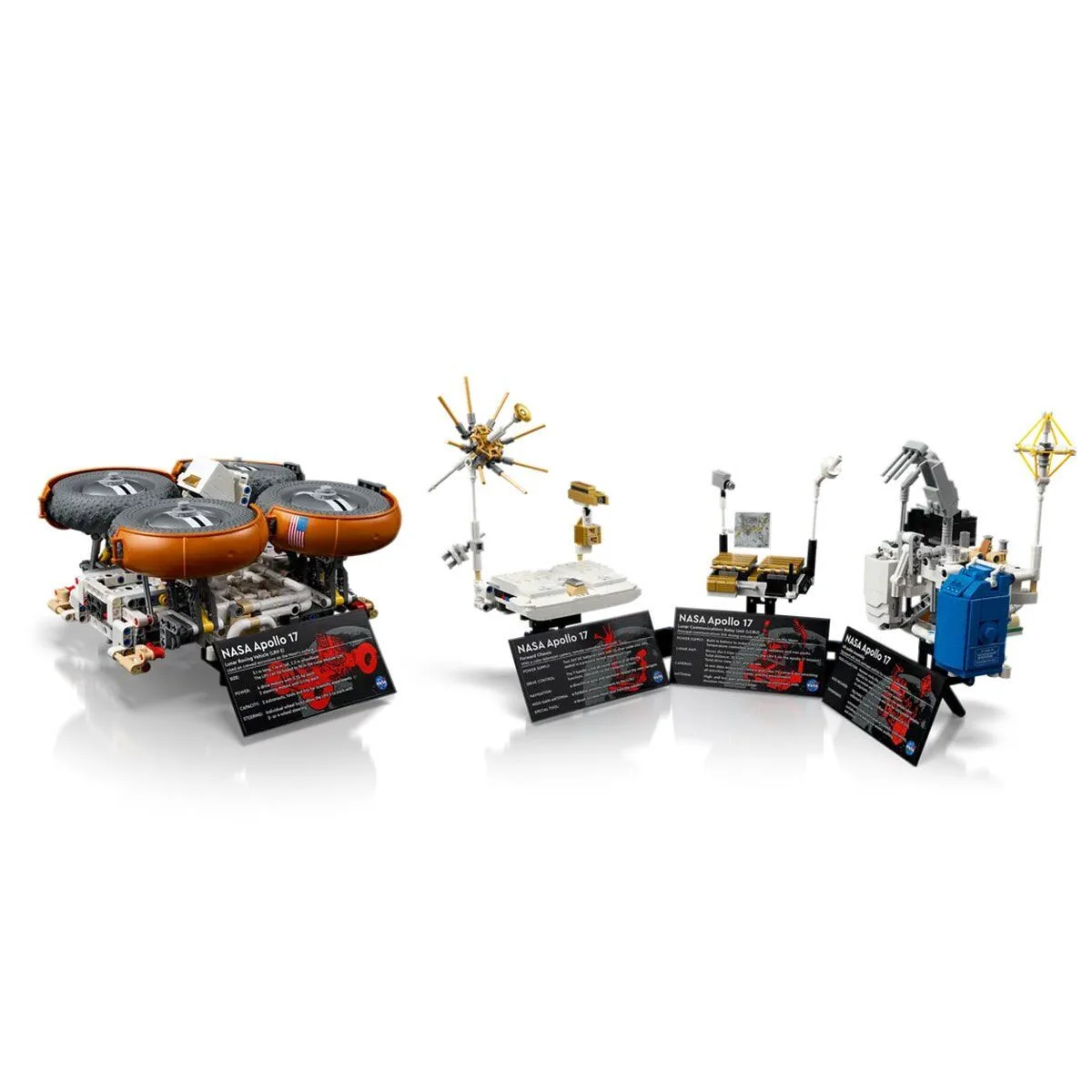 42182 Lego Technic NASA Apollo Ay Taşıtı - LRV 1913 parça +18 yaş görsel 5