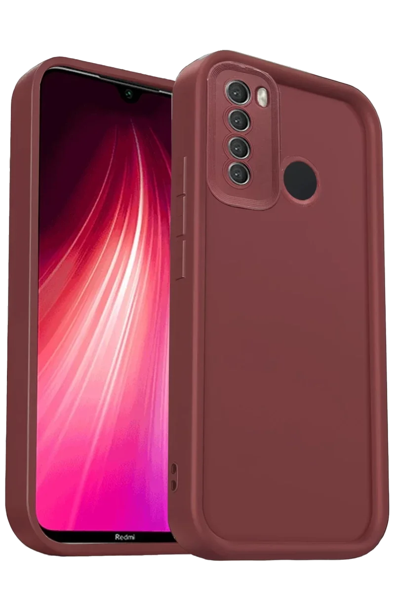 Xiao Red Note 8 Kılıf Viera Silikon - Bordo