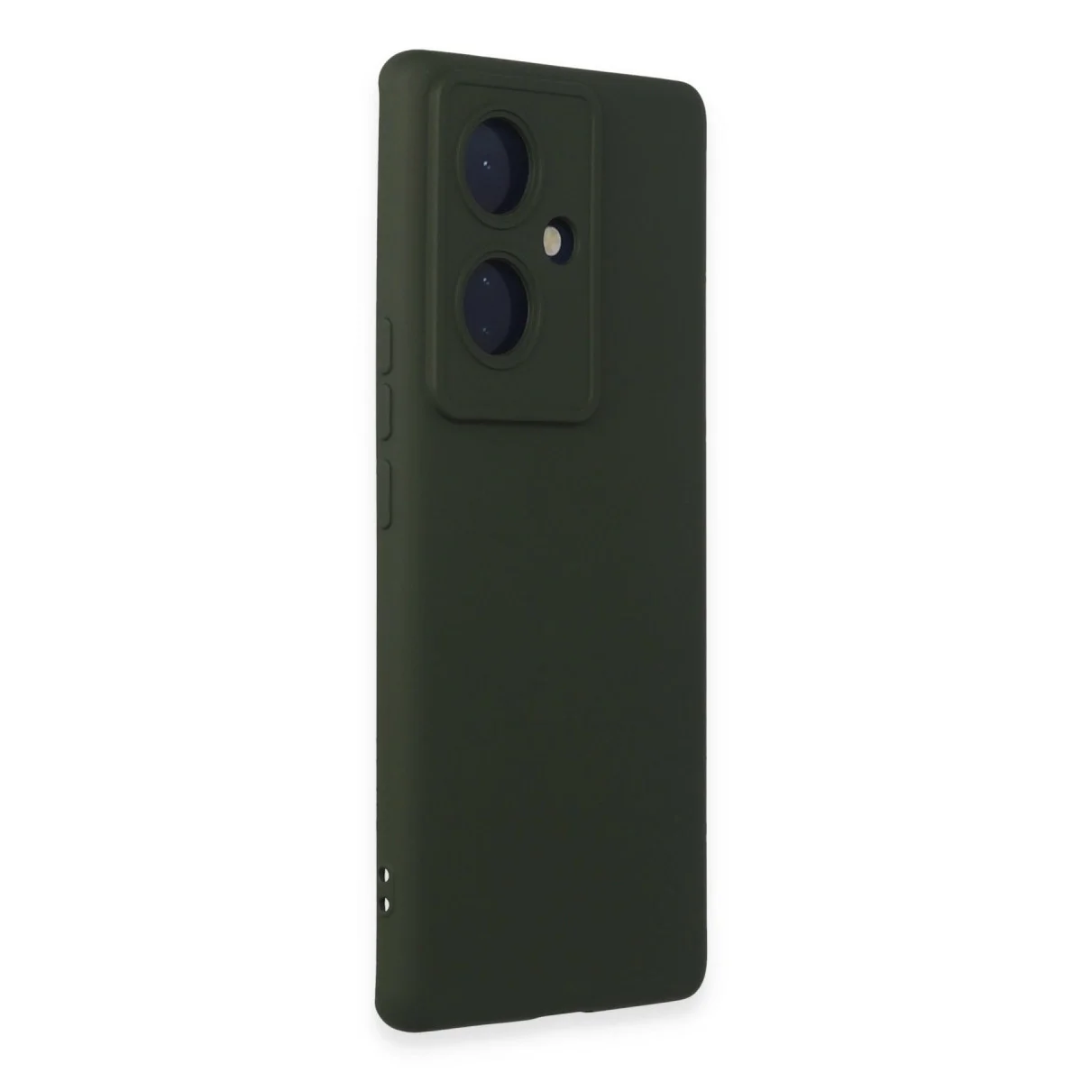 Vivo V29 Lite Kılıf Nano İçi Kadife Silikon - Koyu Yeşil görsel 2