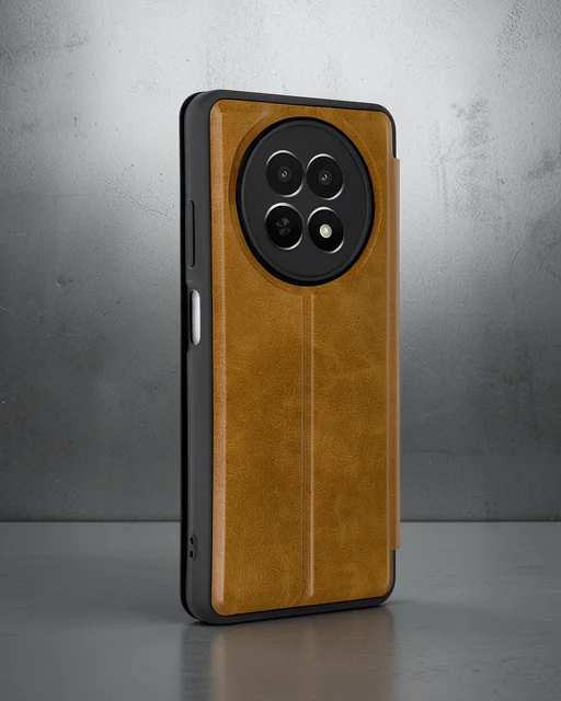 Realme 12 5g Kılıf Flip Cover - Taba