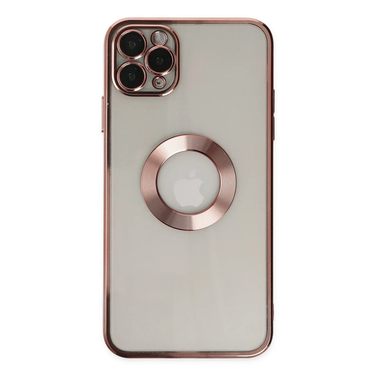 Apple İphone 11 Pro Kılıf Slot Silikon - Rose Gold