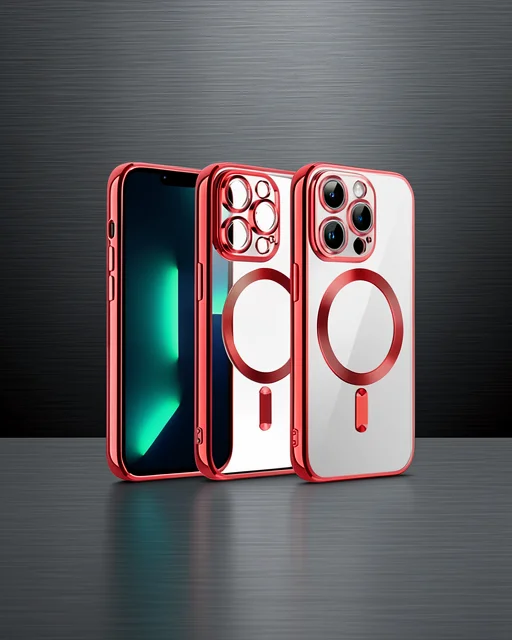 Apple İphone 13 Pro Max Kılıf Kross Magneticsafe Kapak - Kırmızı