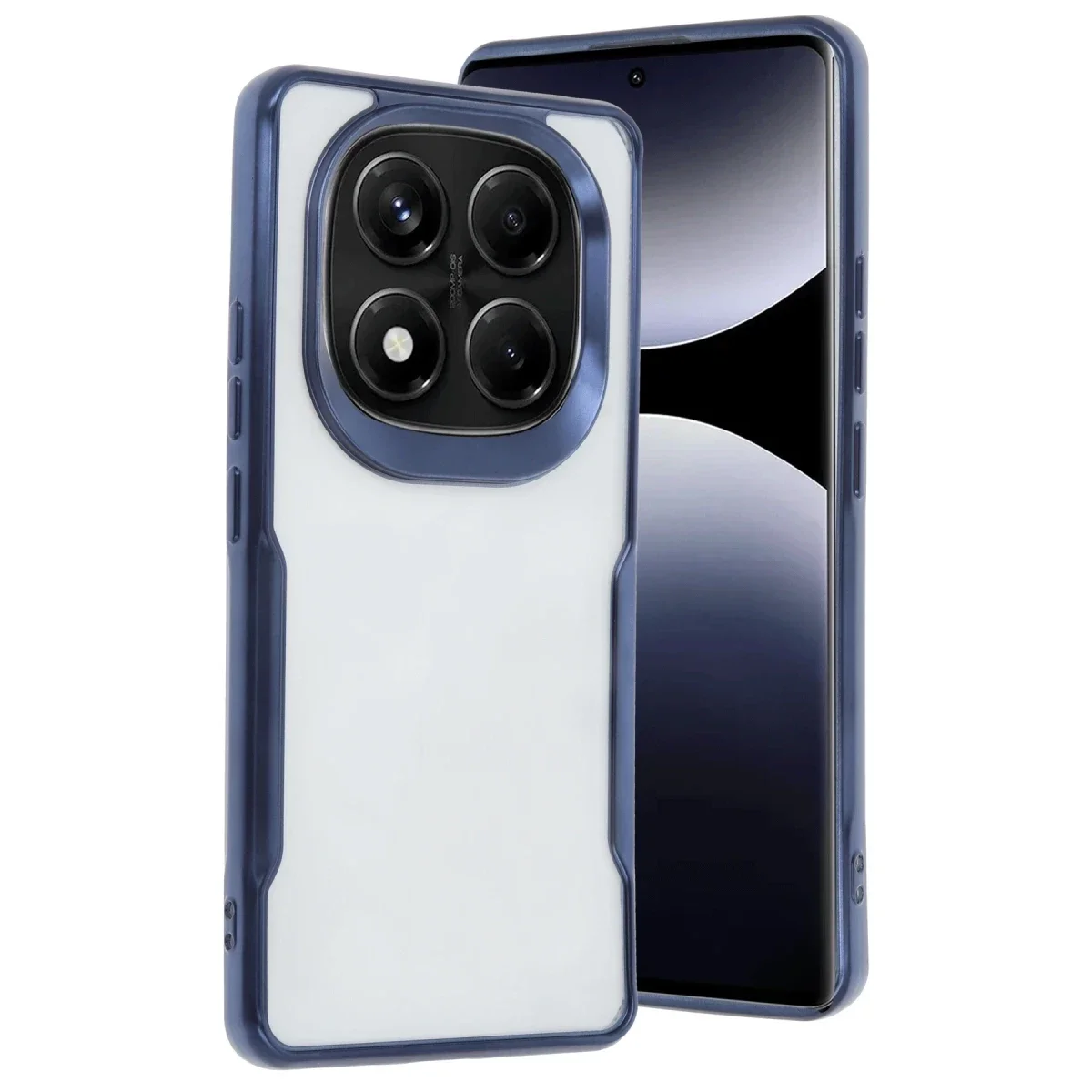 Xiao Red Note 14 Pro 5G Kılıf Boyi Silikon Kapak - Lacivert görsel 3