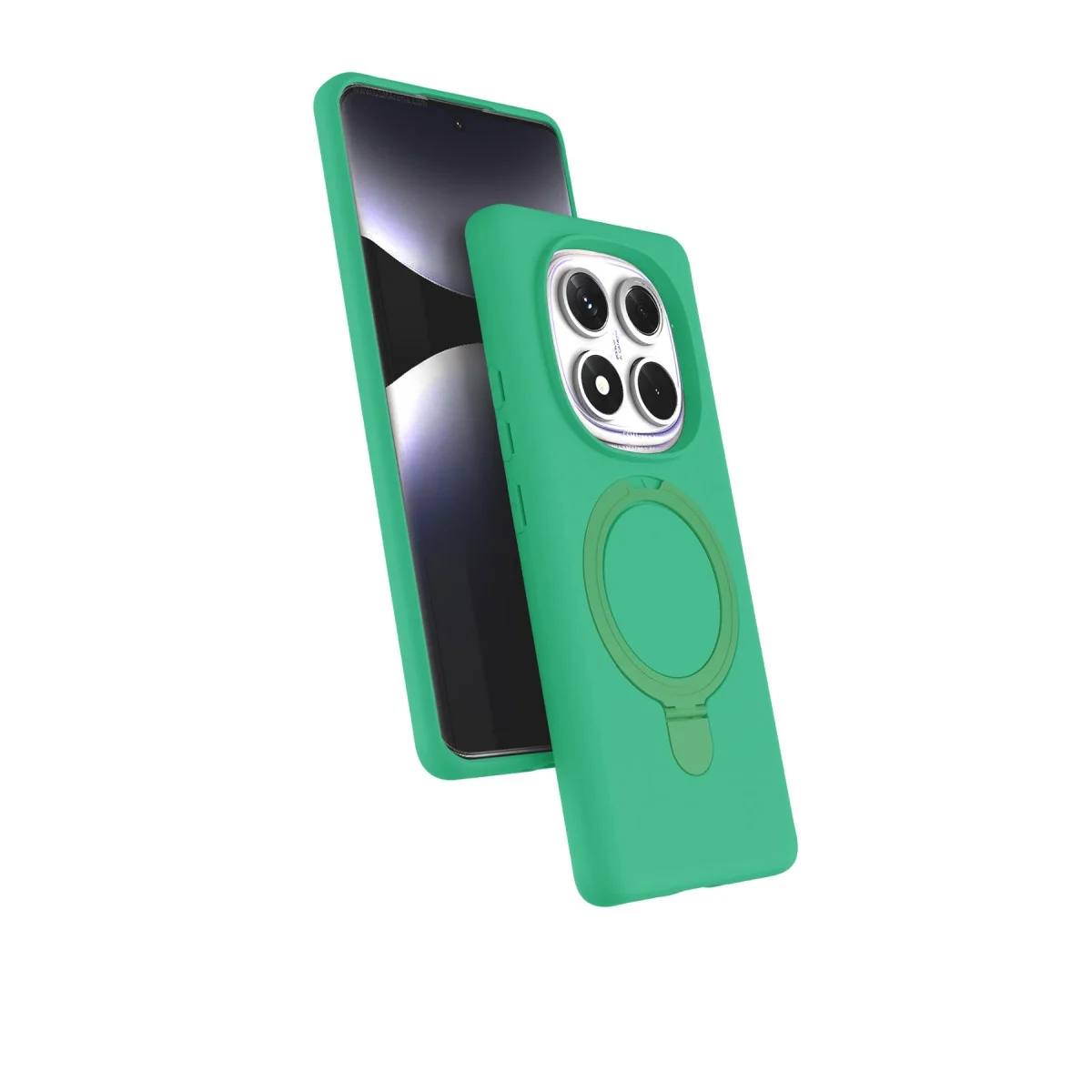 Xiao Red Note 14 Pro 5g Regal Magsafe Standlı Kapak - Yeşil