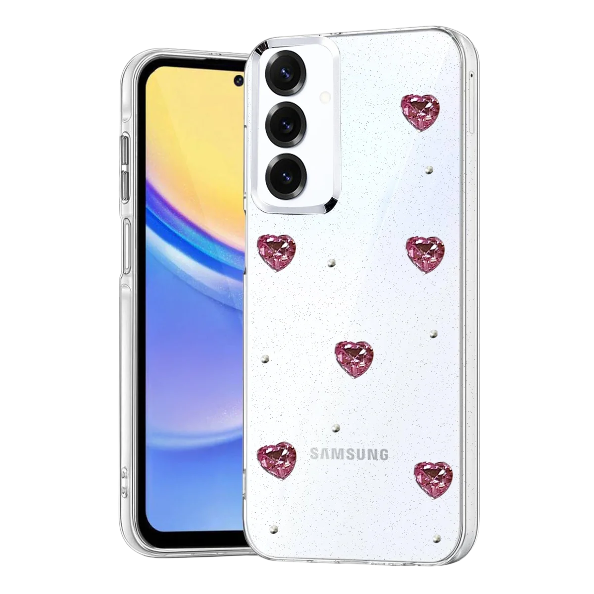 Samsung Galaxy A15 4G Fiyonk Desenli Kapak - Desen 3