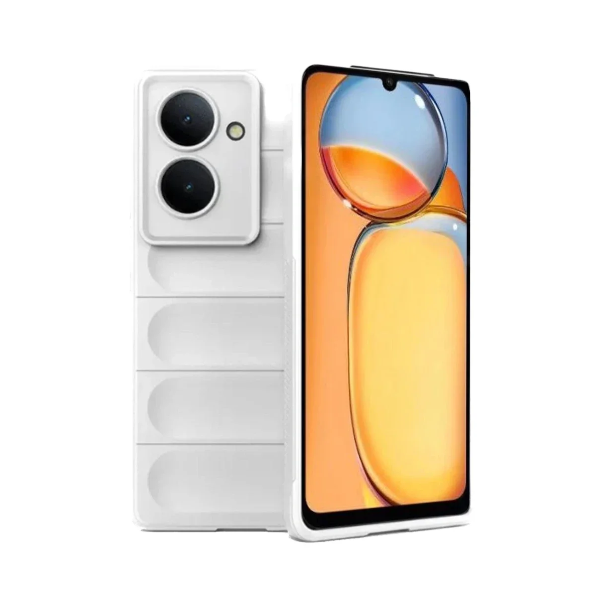 Xiaomi Redmi 13C Kılıf Optimum Silikon - Krem