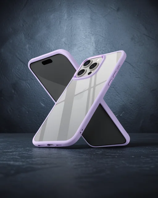 Apple İphone 15 Pro Max Kılıf Power Silikon - Lila