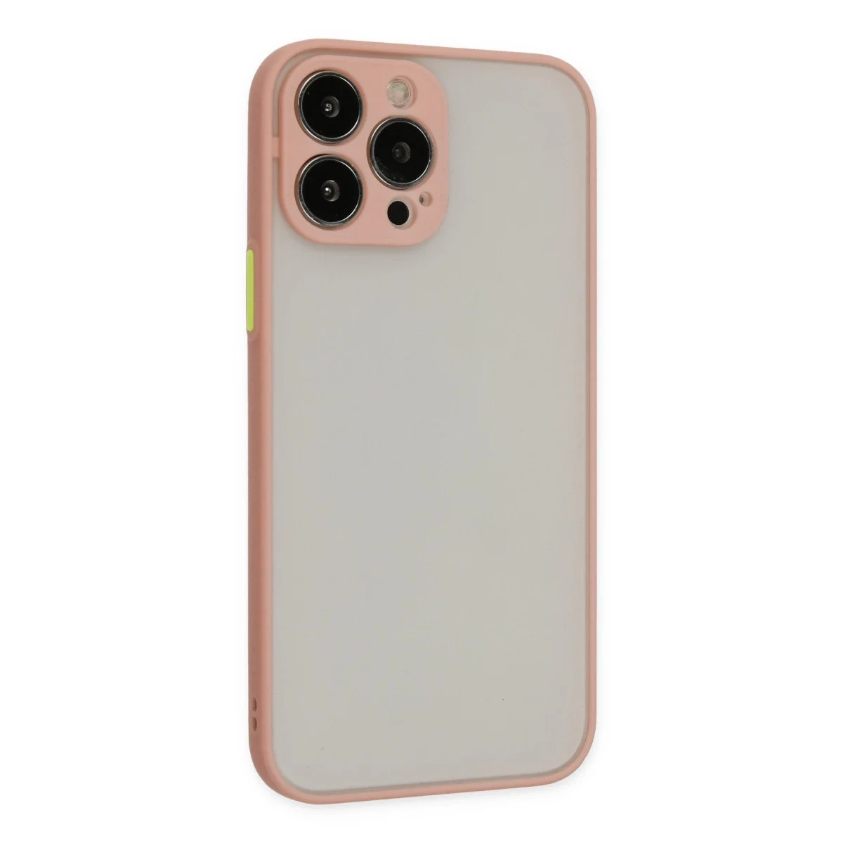 Apple İphone 15 Pro Max Kılıf Montreal Silikon Kapak - Pembe görsel 2