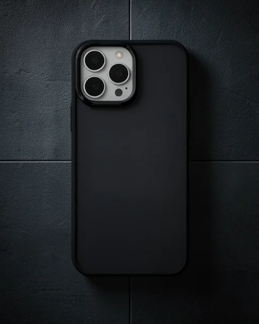 Apple İphone 14 Pro Max Kılıf Element Silikon - Siyah