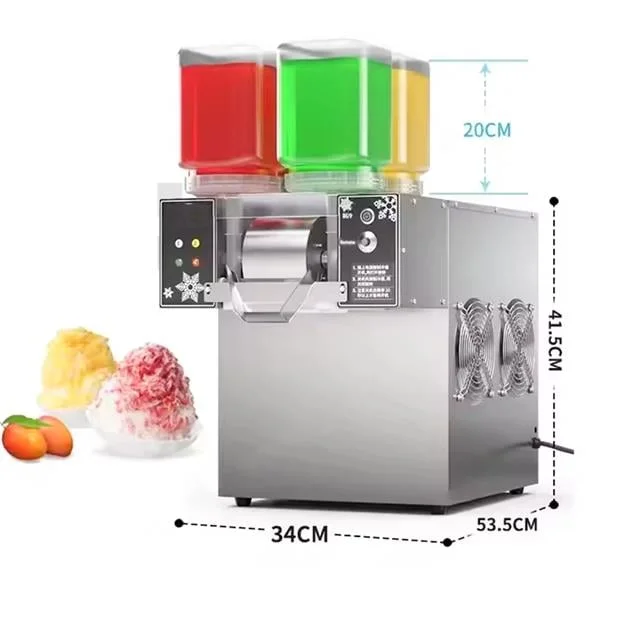 Jwbetter Kokteyl - Buz Kar Yapma Makinesi Ticari AC220V (ZB-XBJ124FZ) görsel 4