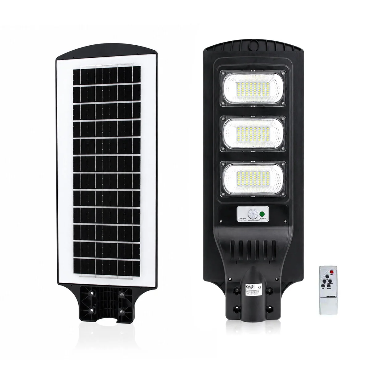 300W - 6500K Solar - Güneş Enerjili Sokak Lambası - Armatür Sensörlü Bahçe-balkon-sokak ARS-348966