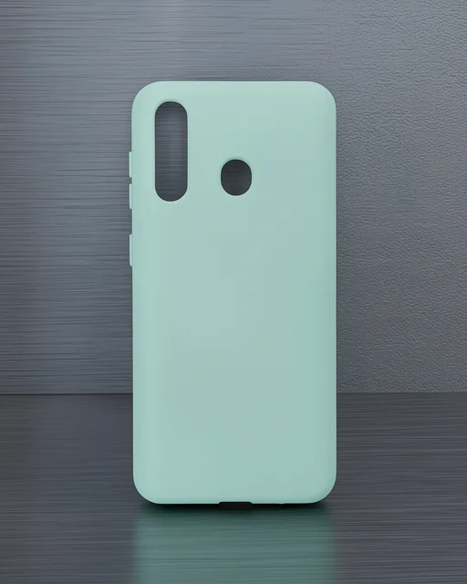 Samsung Galaxy M40 Kılıf Nano İçi Kadife Silikon - Turkuaz