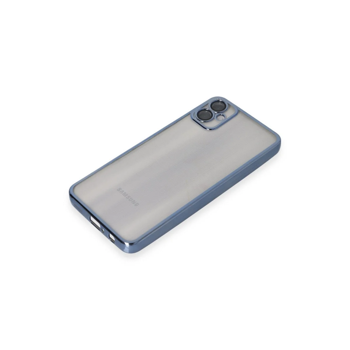 Samsung Galaxy A05 Kılıf Razer Lensli Silikon - Lacivert görsel 4