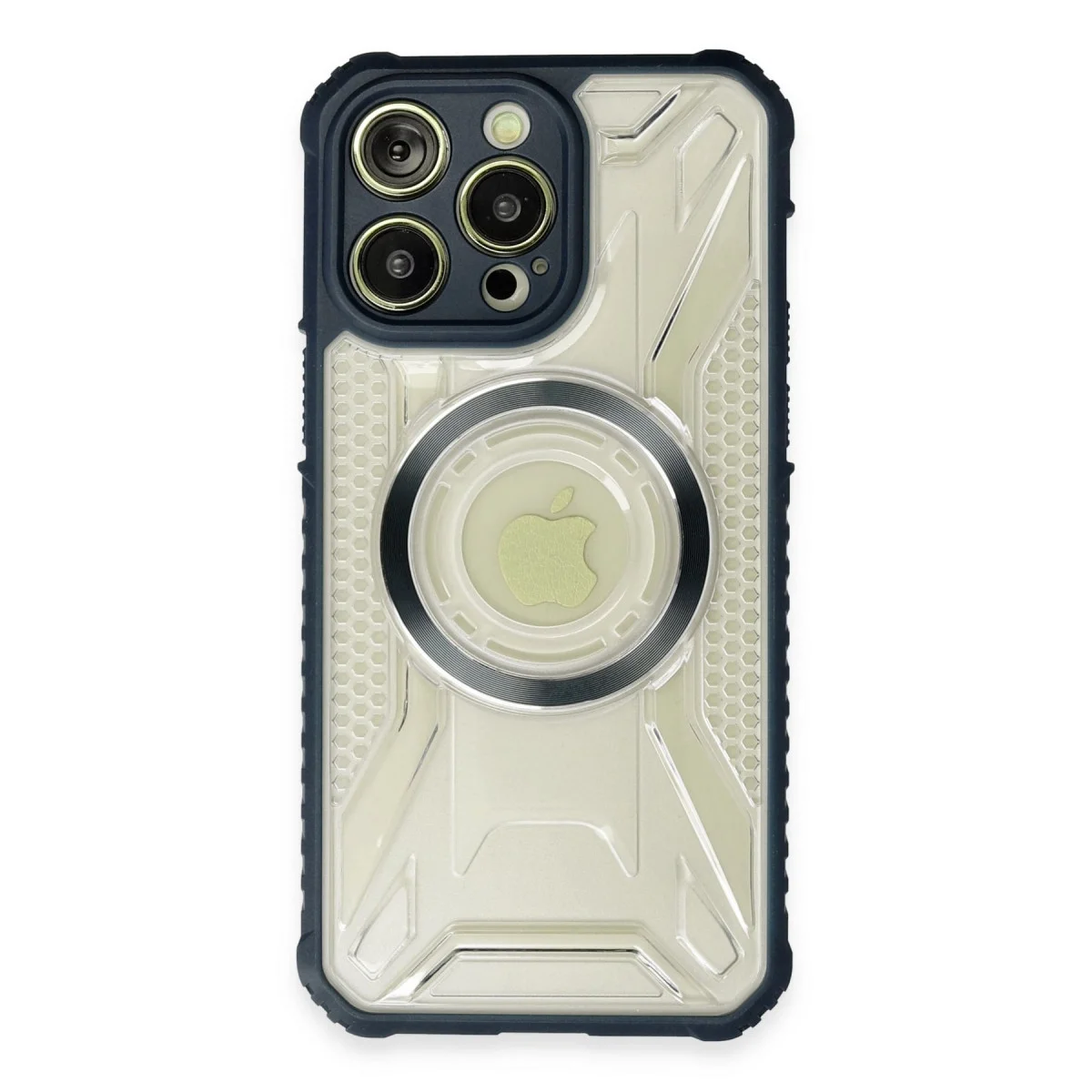 Apple İphone 14 Pro Kılıf Prag Magneticsafe Kapak - Lacivert