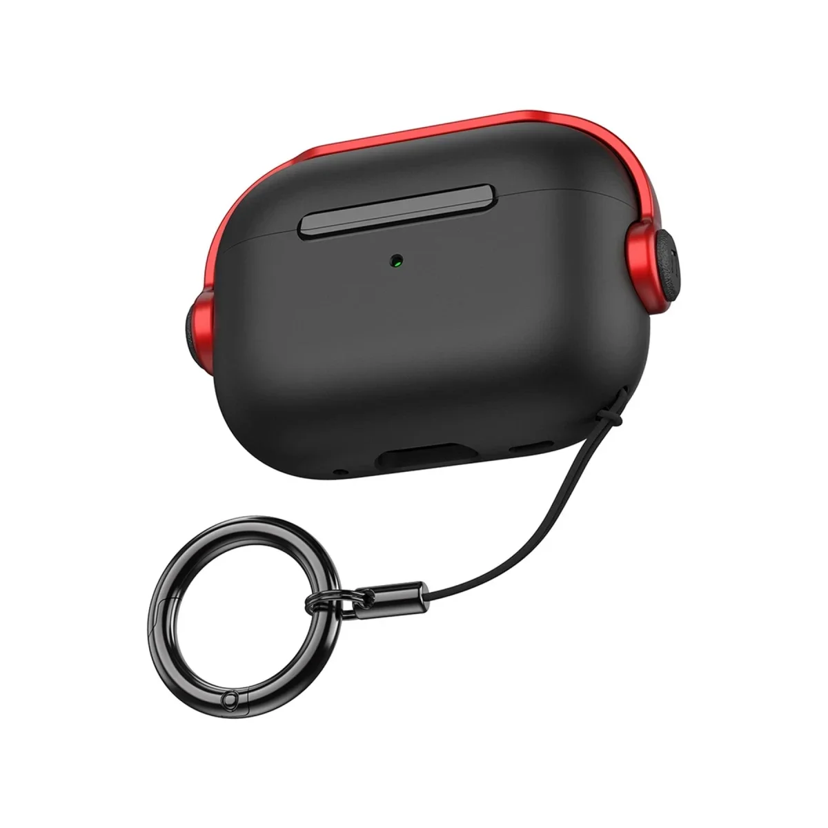 Apple Airpods 3 (3.nesil) Cool Kılıf - Siyah-Kırmızı