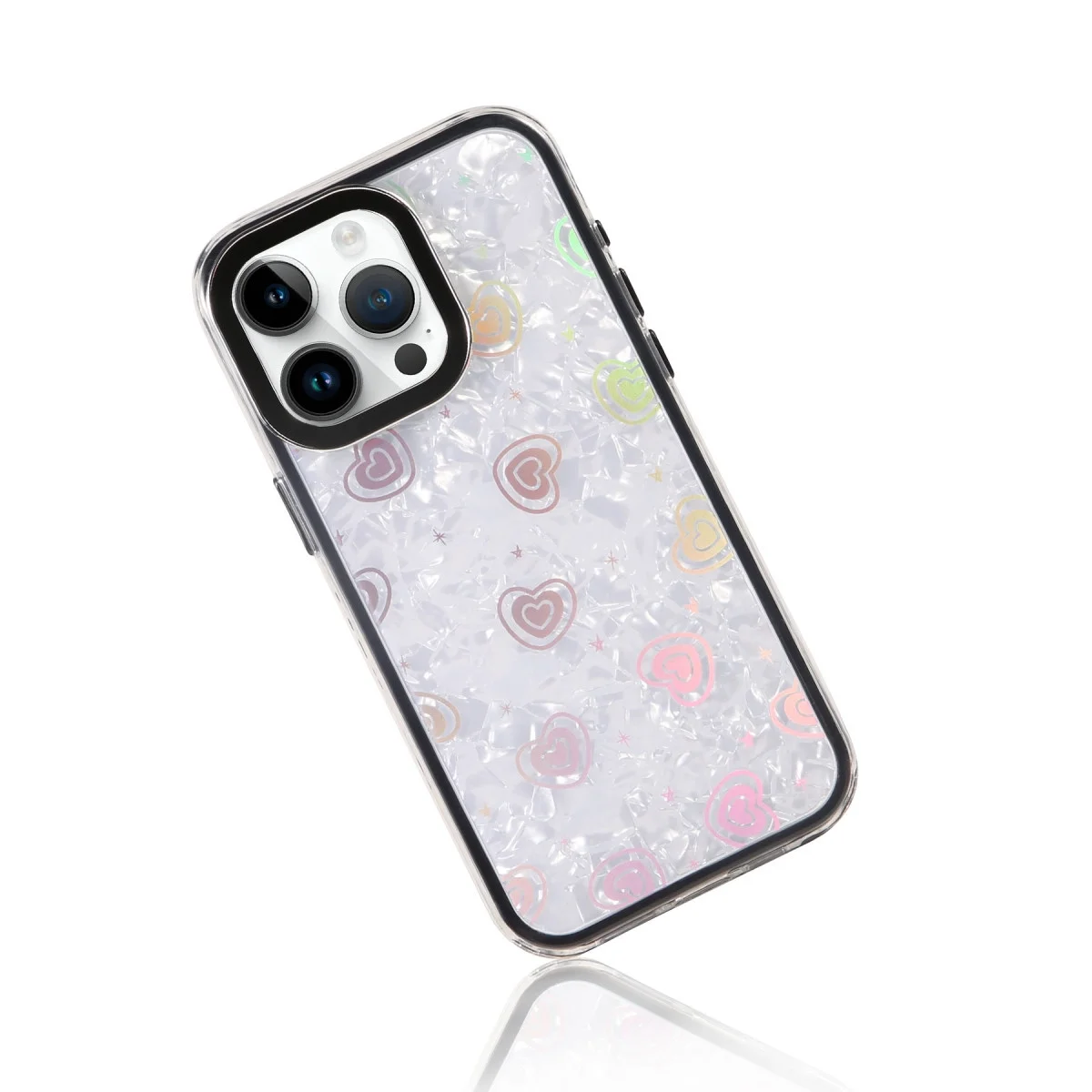 Apple İphone 14 Pro Max Lumi Desenli Kapak - Siyah görsel 4
