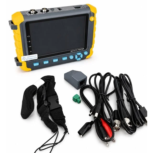 Magbox MG-13400 5.0’’ HD CCTV Kamera Test Cihazı (AHD/TVI/CVI/CVBS, PTZ Kontrolü, UTP Kablo ve Güç Çıkışlı) görsel 3