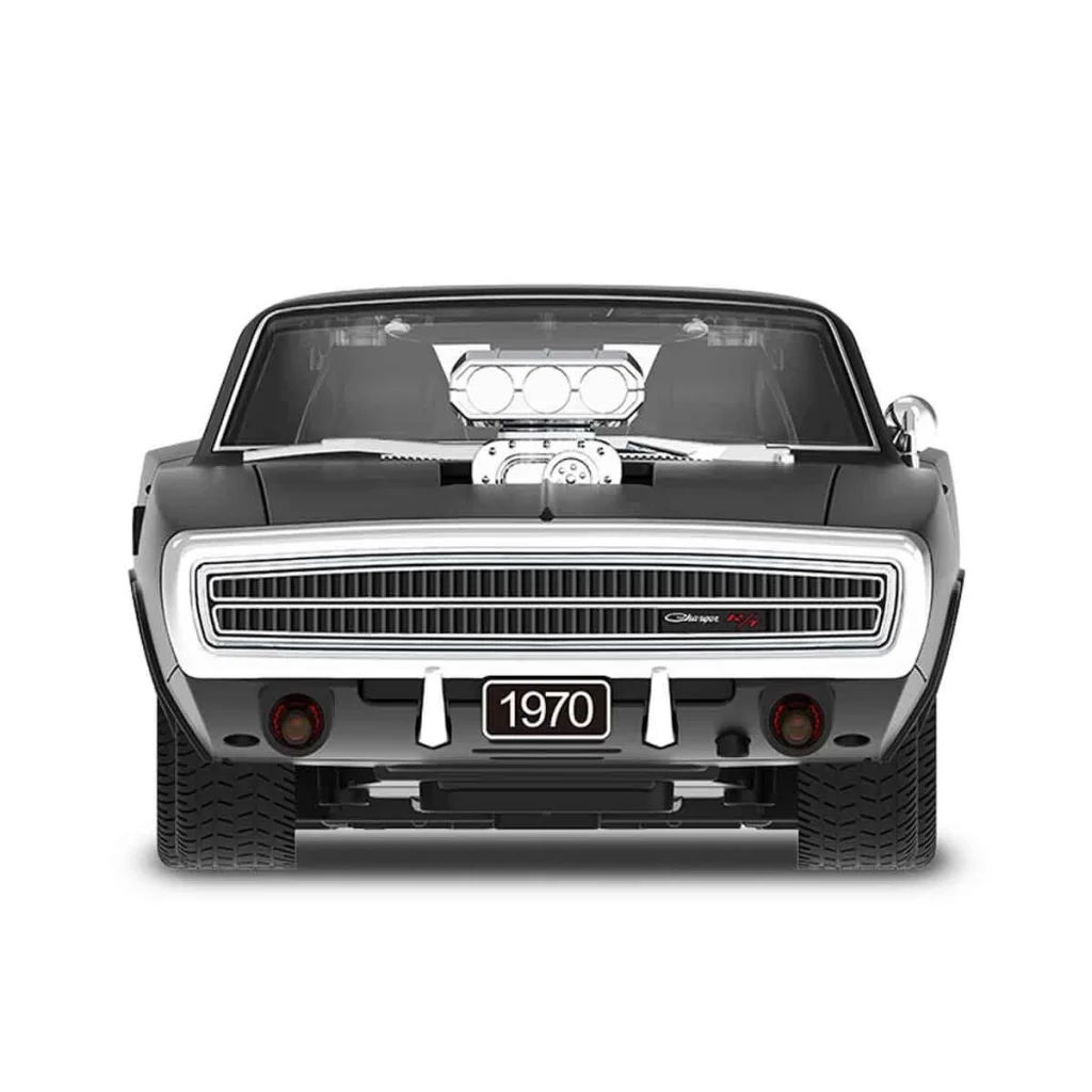 1:16 1970 Dodge Charger R/T Sesli ve Işıklı Uzaktan Kumandalı Araba görsel 4