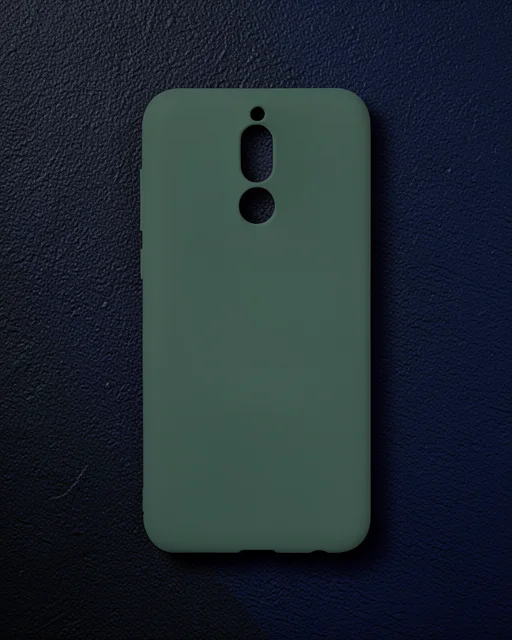 Huawei Mate 10 Lite Kılıf Nano İçi Kadife Silikon - Koyu Yeşil