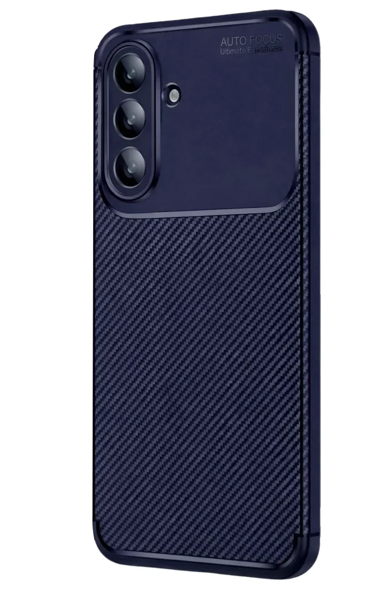 Samsung Galaxy A27 5G Auto Focus Karbon Kapak - Lacivert görsel 2