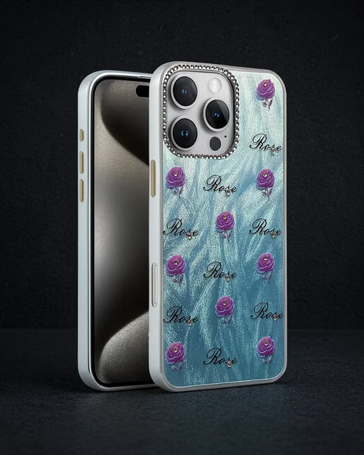 Apple İphone 16 Pro Kılıf Blade Aynalı Desenli Kapak - Desen 9