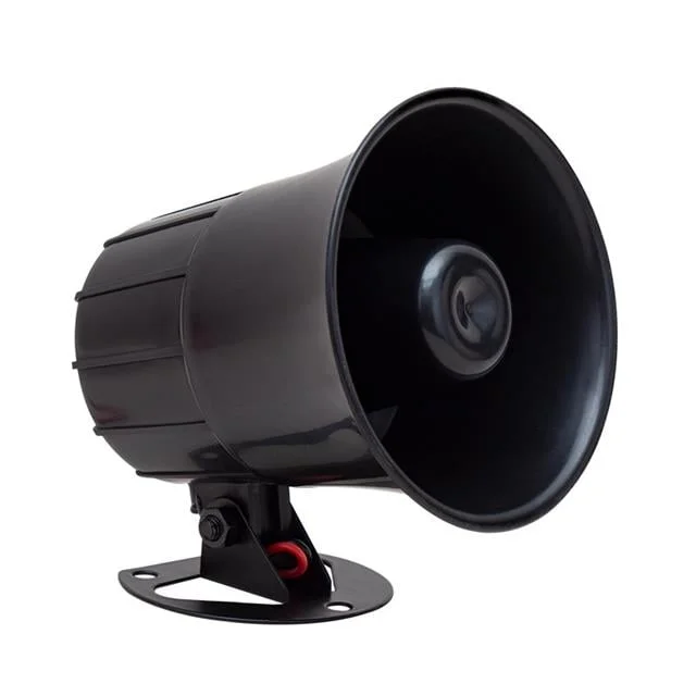 Magicvoice MV-30600 12 Volt 15 Watt Tek Sesli Elektronik Siren Korna Yüksek Desibelli ABS Kasa görsel 4
