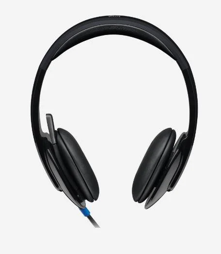 H540 Usb Siyah Kulaklık 981-000480 görsel 3