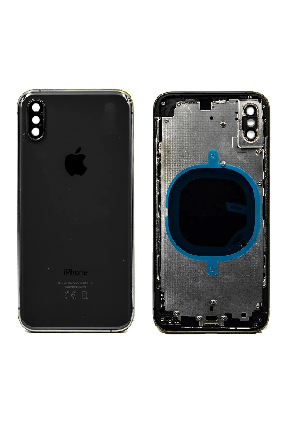 Iphone Xs A Kalite Kasa Boş Siyah görsel 2
