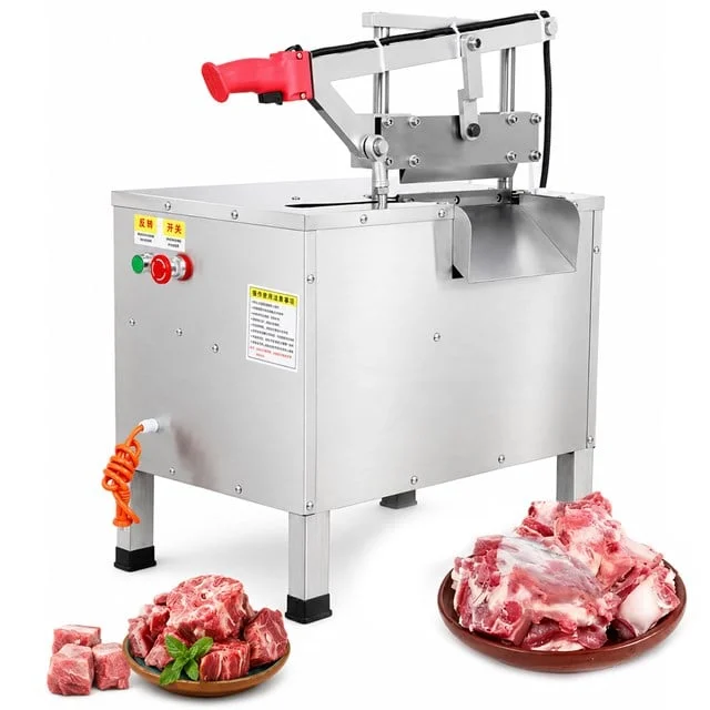 SN-30982 Otomatik Kek ve Et Kesme Makinesi Gıda Sınıfı Paslanmaz Çelik Endüstriyel Giyotin Dilimleyici