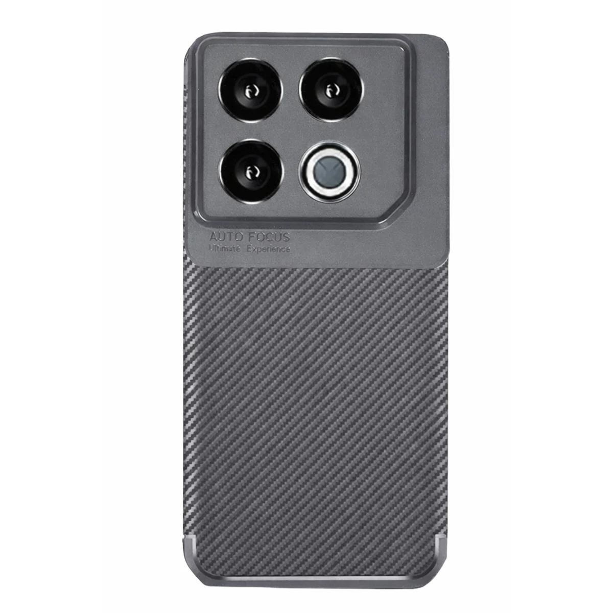 İnfinix GT 20 Pro Kılıf Auto Focus Karbon Kapak - Gri