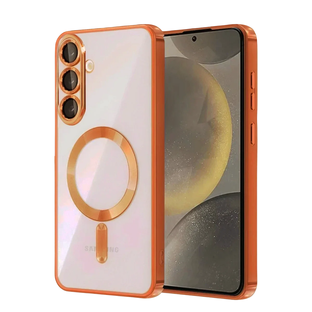 Samsung Galaxy A37 5G Kross Magneticsafe Kapak - Turuncu
