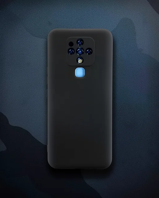 Tecno Camon 16 Kılıf Nano İçi Kadife Silikon - Siyah