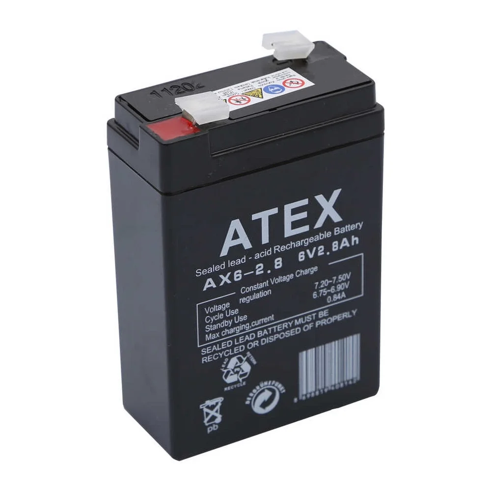AX6-2.8 6V 2.8Ah Akü görsel 2