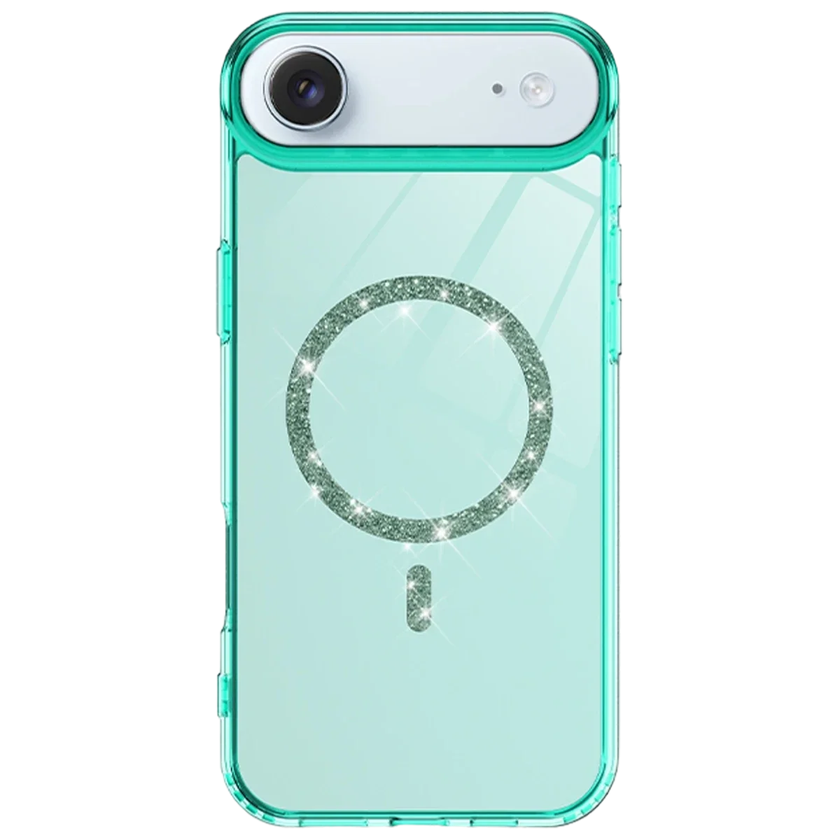 Apple iPhone 17 Air Live Diamond Magsafe Kapak - Yeşil görsel 2