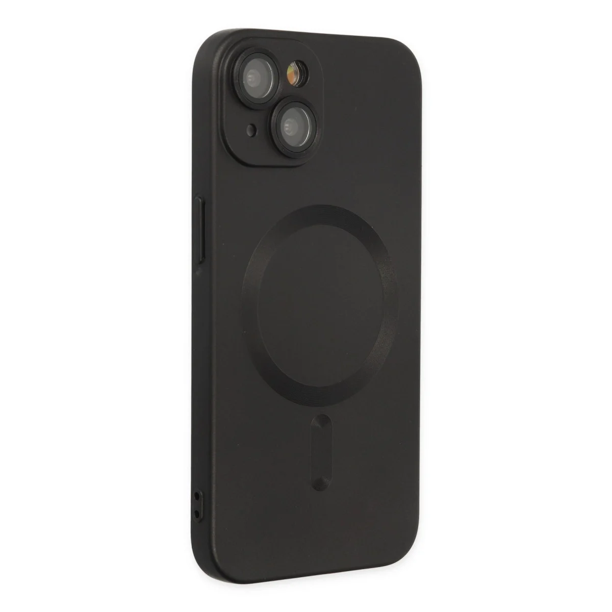 Apple İphone 14 Plus Kılıf Moshi Lens Magneticsafe Silikon - Siyah görsel 2