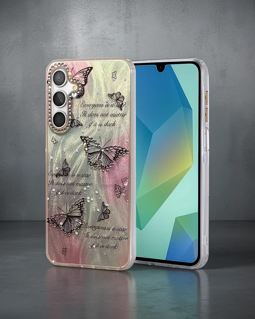 Samsung Galaxy S23 Fe Kılıf Blade Aynalı Desenli Kapak - Desen 6